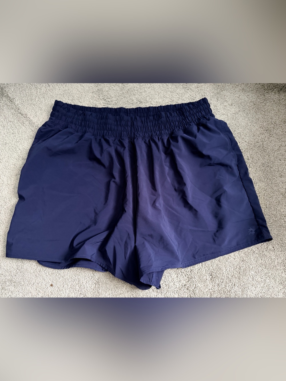 aerie Navy Athletic Shorts